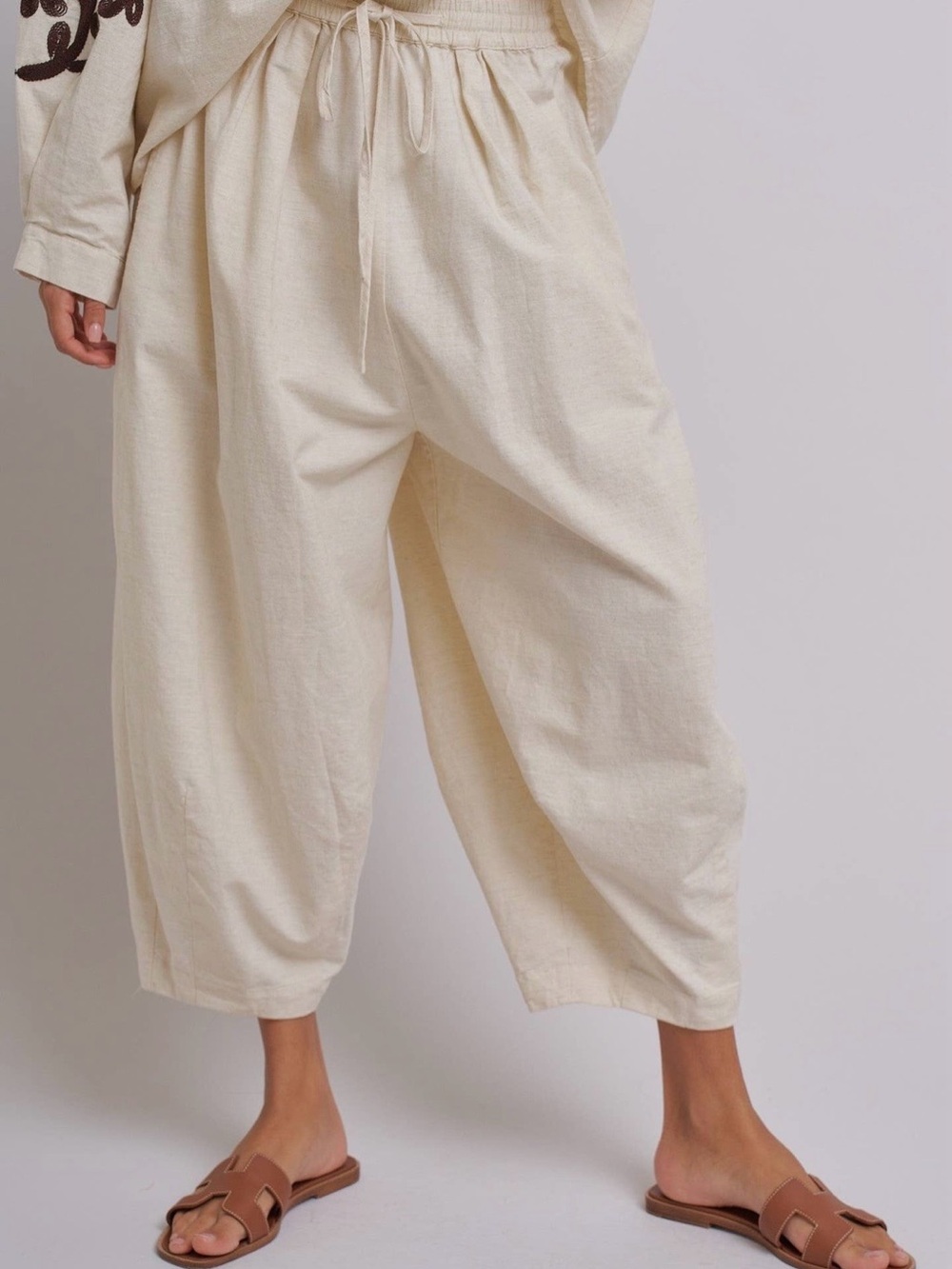 Relaxed cocoon pants
